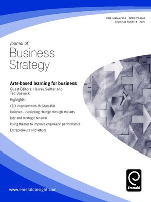 cover image of Journal of Business Strategy, Volume 26, Issue 5